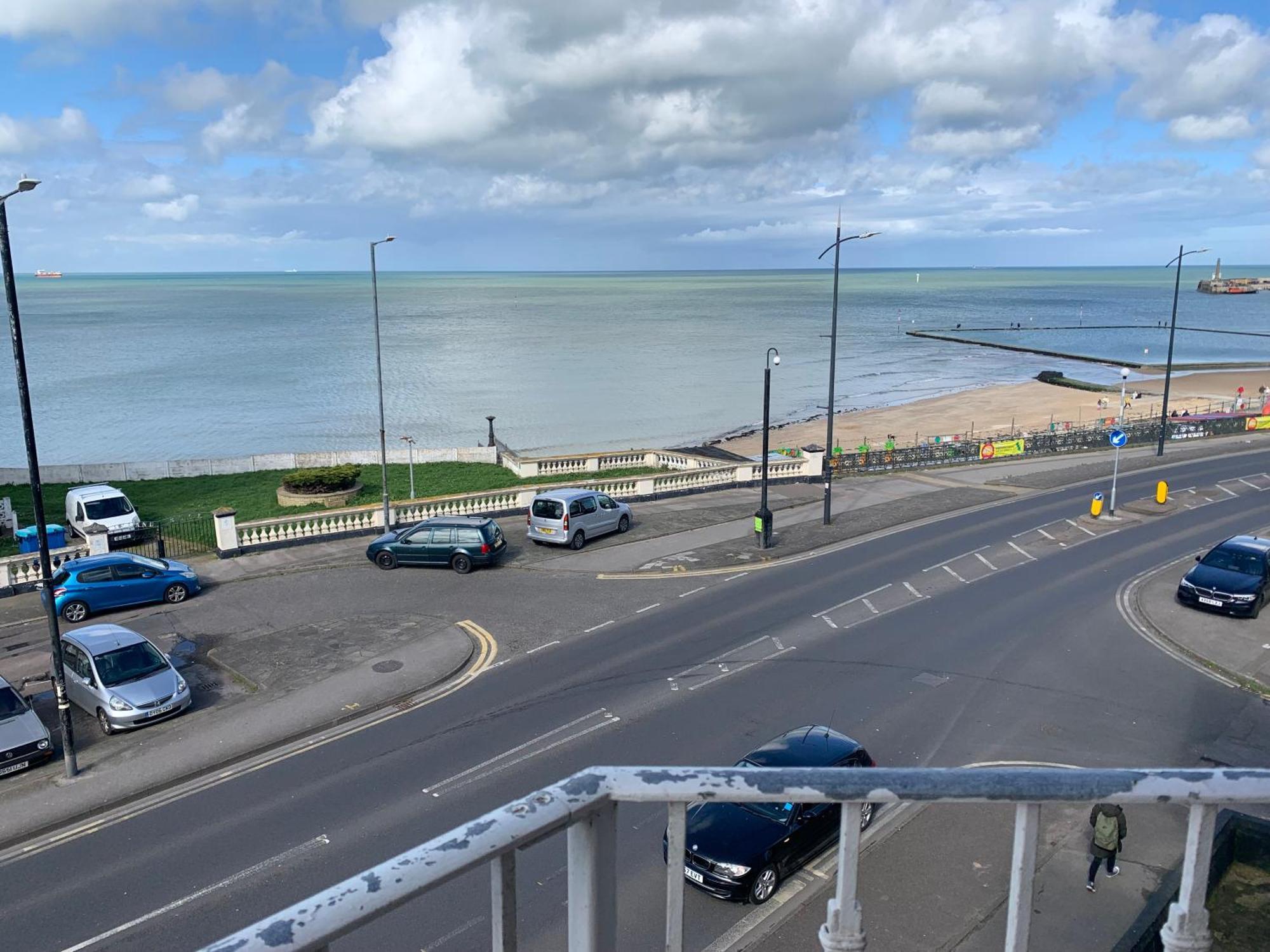 Flat, Amazing Balcony Sea View, Bike Store, With Sun Deck Margate Dış mekan fotoğraf